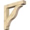 Ekena Millwork Funston Block Rough Sawn Bracket w/ Offset Brace, Douglas Fir, 8"W x 46"D x 46"H BKT0806X46X46FST05RDF - alternate 1
